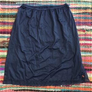 VINTAGE Van Raalte Blue Slip LARGE